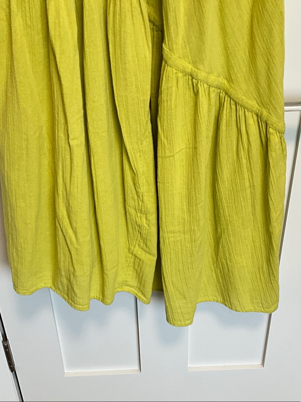 Free People Lime Green Tiered Maxi Dress - Picture 6 of 13